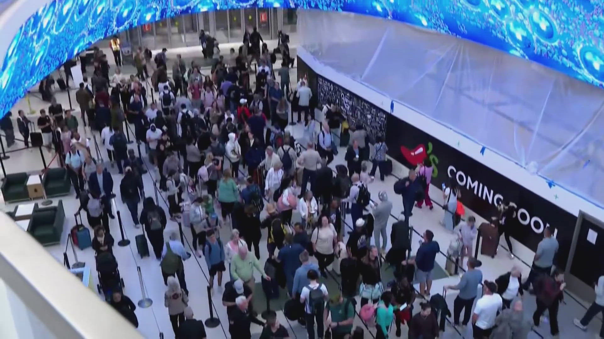 TSA lines ease as DHS funding deal nears, new secretary sworn in