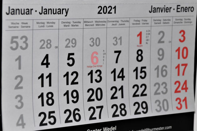 People who still use a paper calendar on the wall usually have these ...