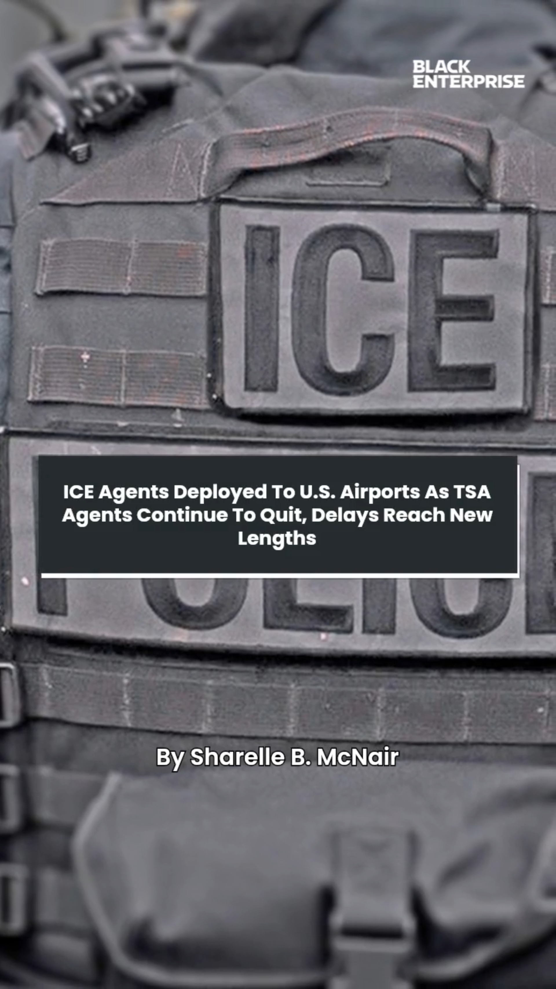 ICE agents deployed to US airports as TSA agents continue to quit ...