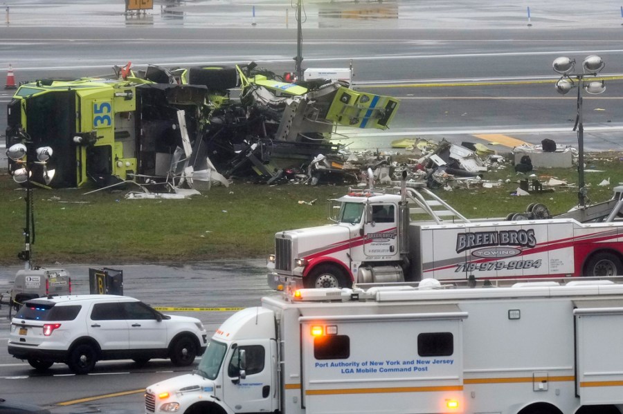 Fire truck in fatal LaGuardia crash lacked safety monitoring device: NTSB
