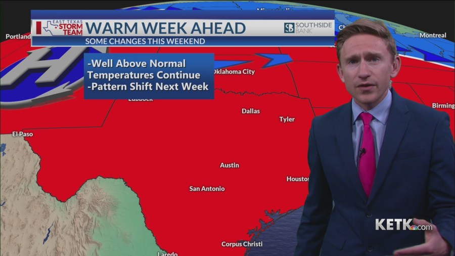 Tuesday evening forecast: Heating up this week