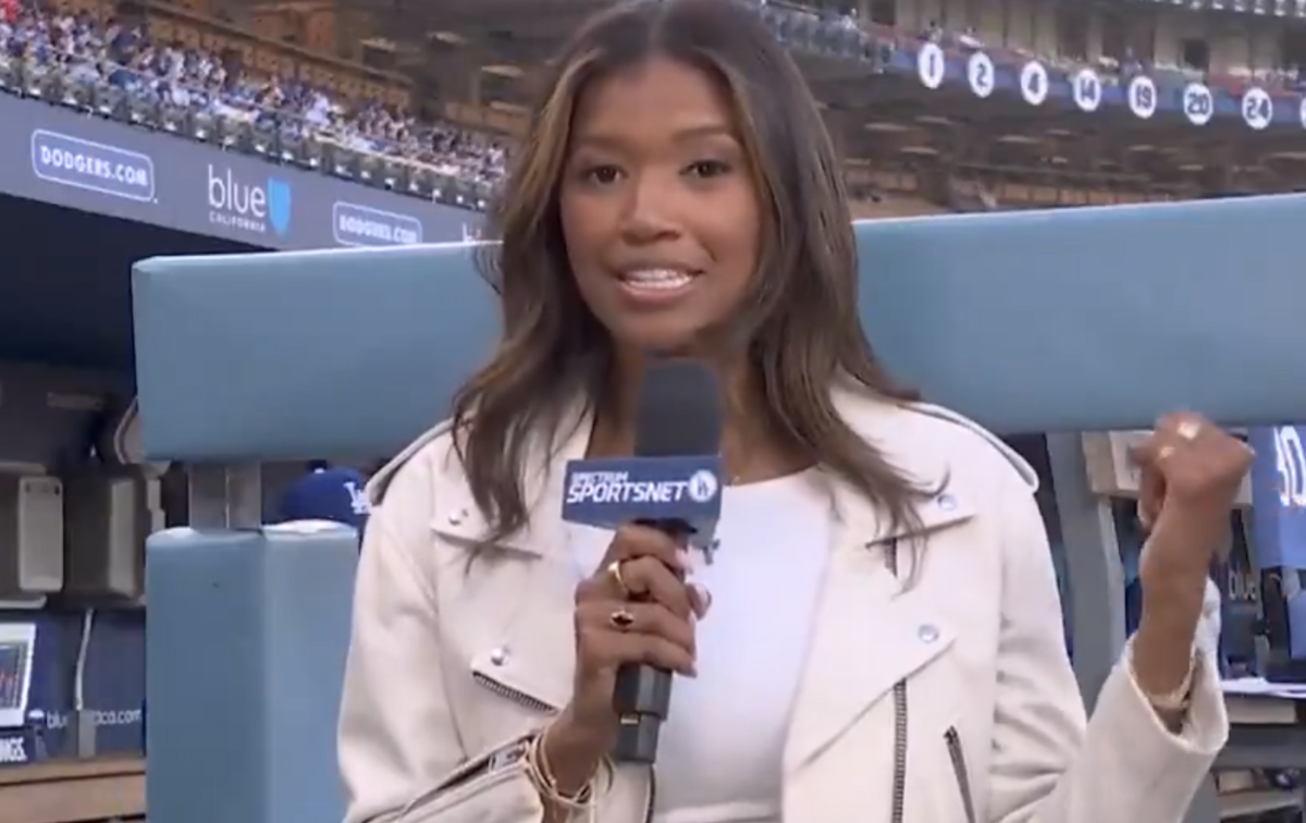 Dodgers reporter already wins over MLB fans before opening day<br>