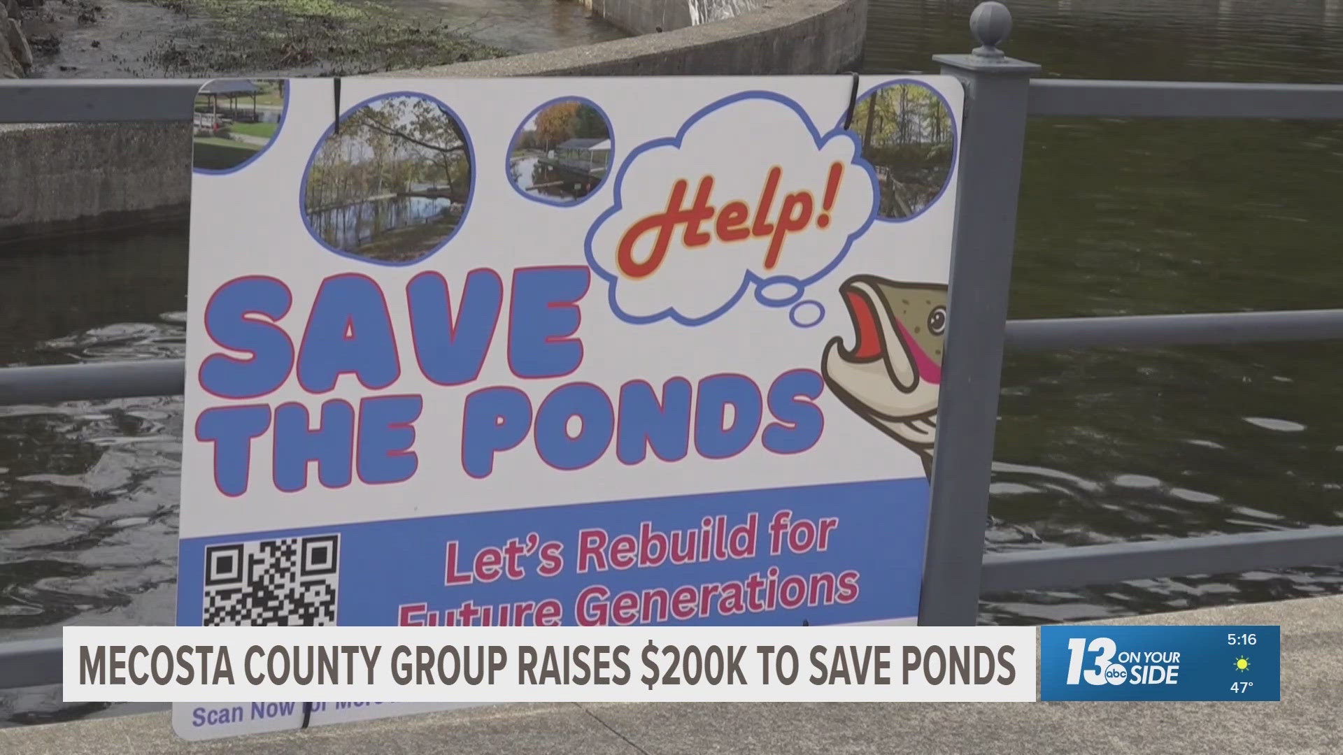 Mecosta County group raises over $200K to save Parish Fish Hatchery ponds