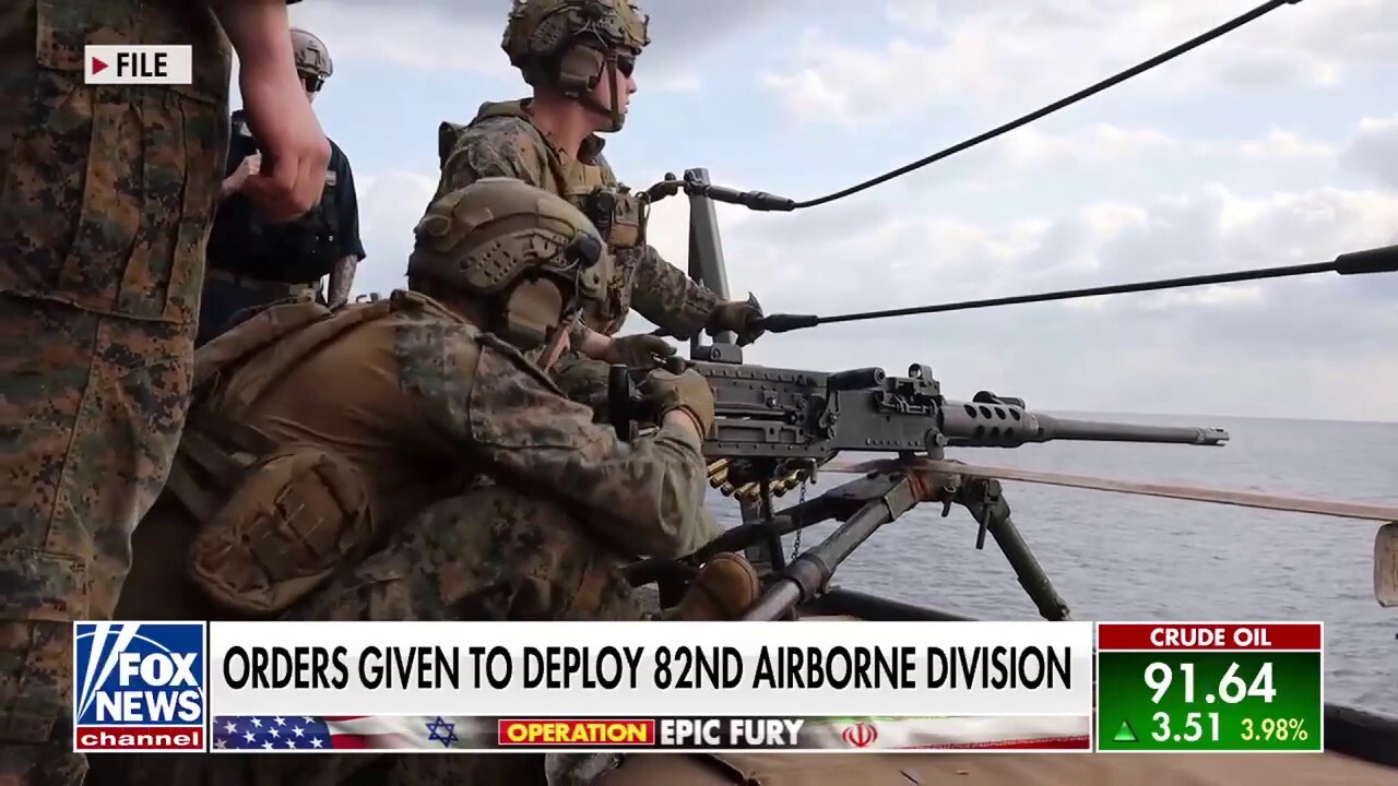 Orders given to deploy 82nd Airborne Division to Middle East, more ground troops could follow<br><br>