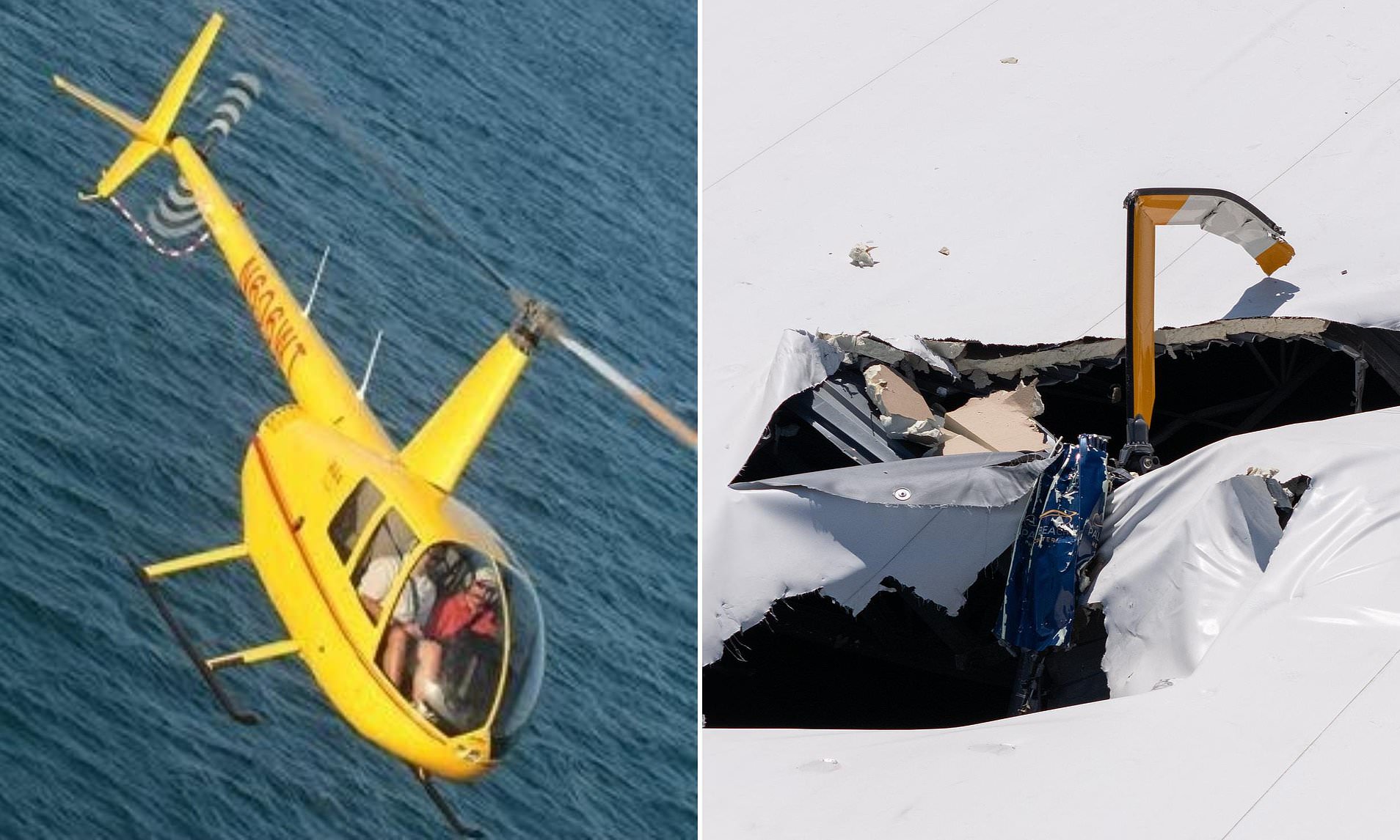 Horror as two are killed in helicopter crash after chopper smashes into ...