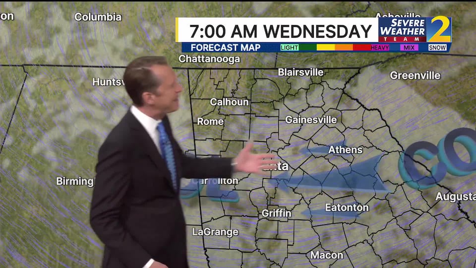 Mostly cloudy and cool start to Wednesday morning
