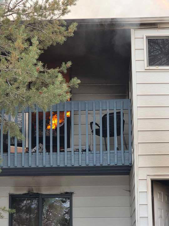 Family of 8 displaced after townhome fire in Cimarron Hills