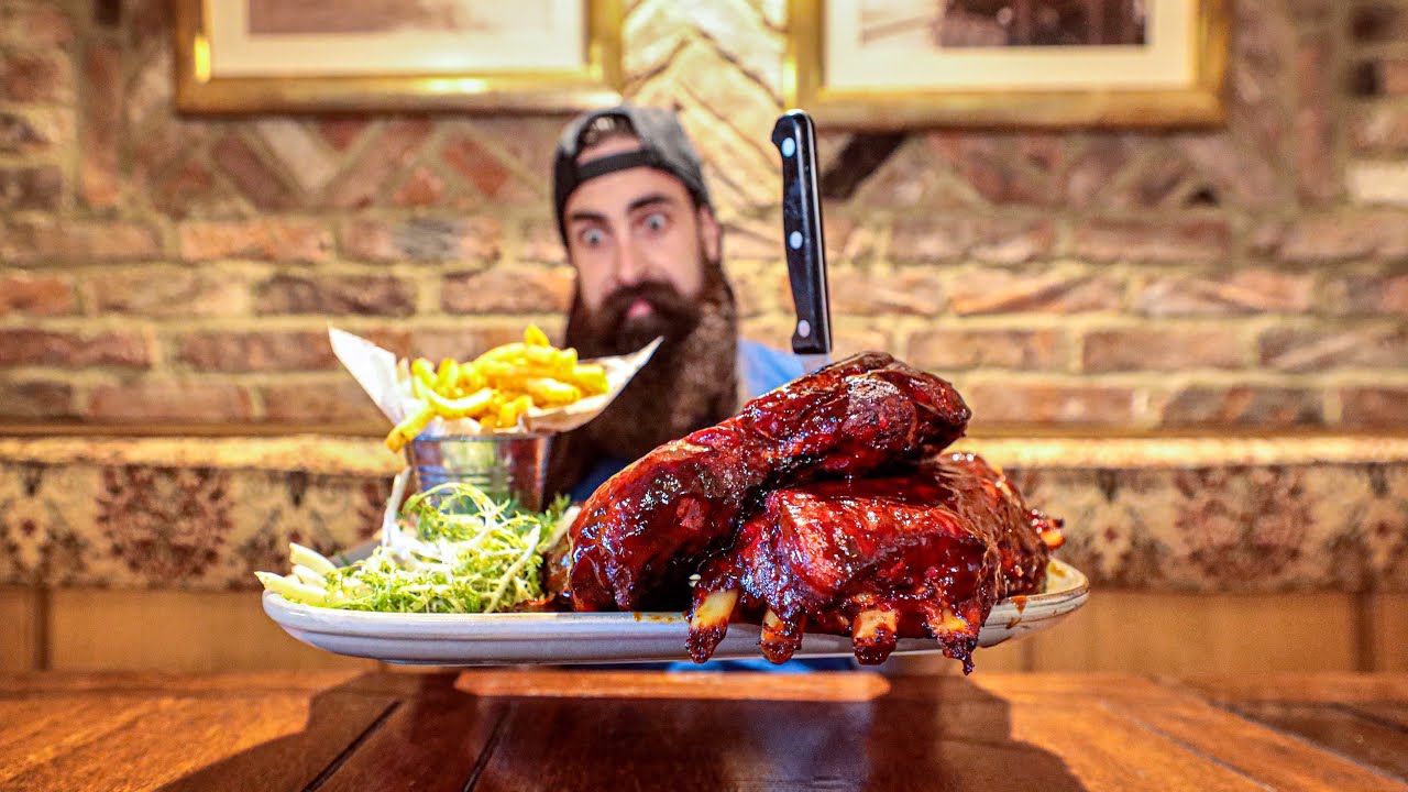 This rib eating challenge has only been beaten twice | BeardMeatsFood