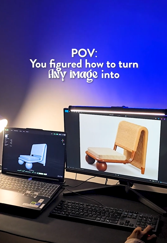Turn any image into a 3D model with AI | Design made easy