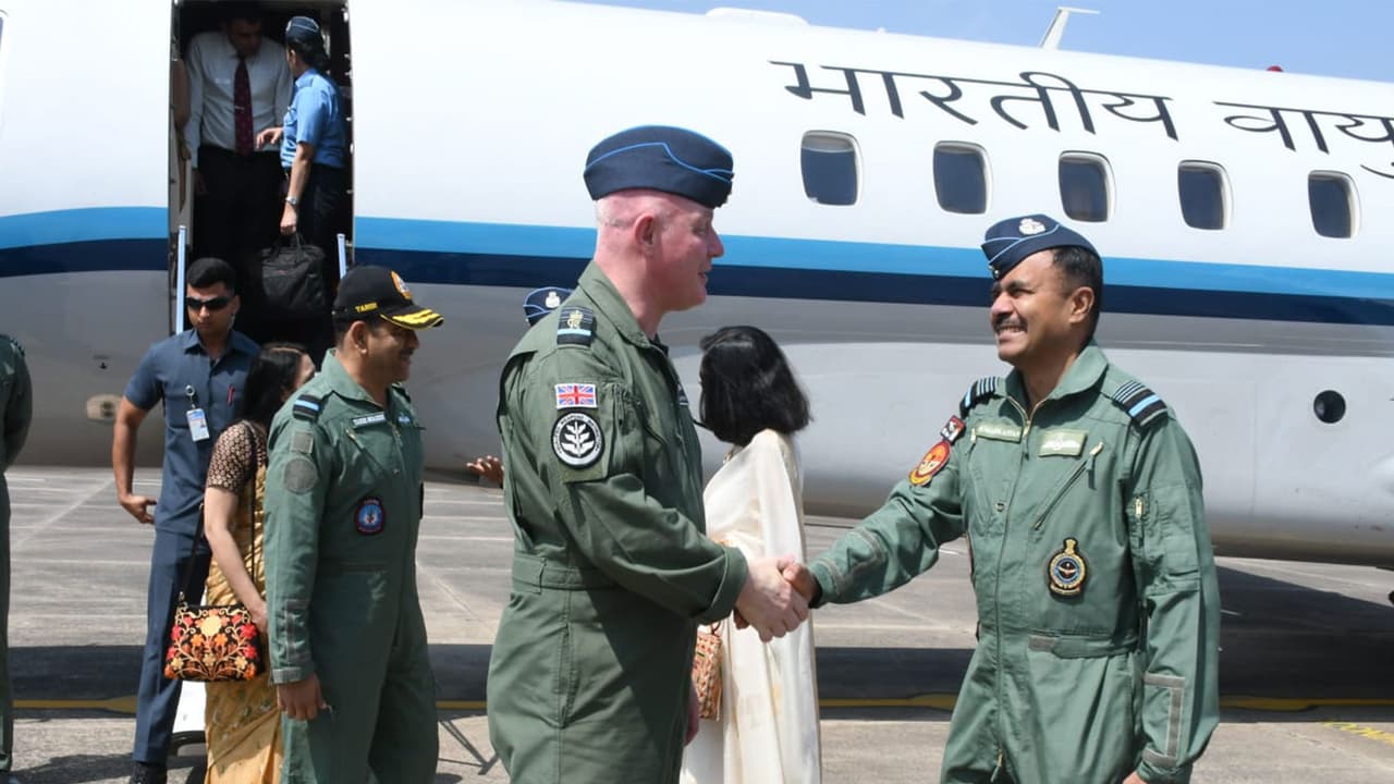 UK RAF chief visits IAF's Gwalior base to boost defence cooperation