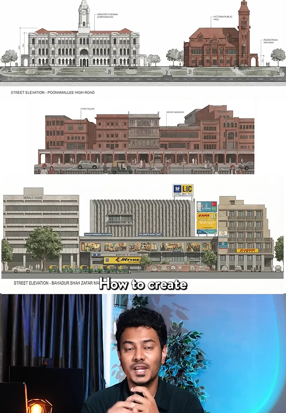 Street elevation of any location | Nano Banana Pro tutorial