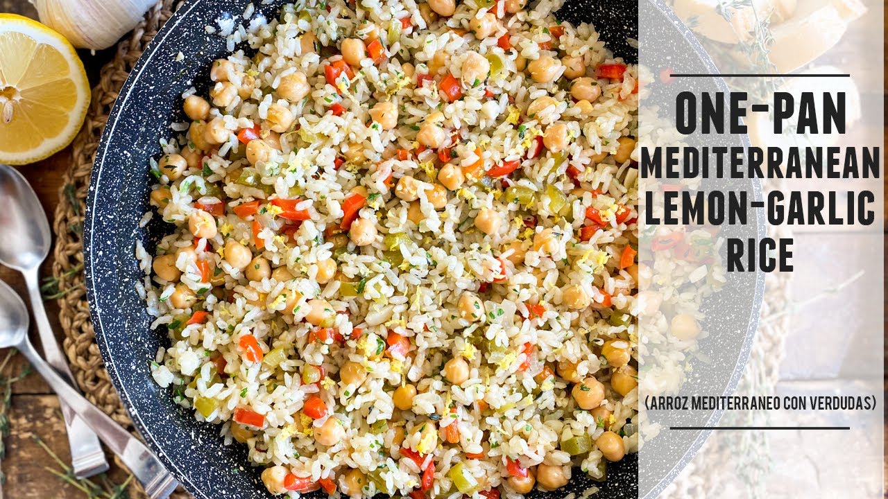 Mediterranean lemon-garlic rice: Healthy flavorful one-pan recipe