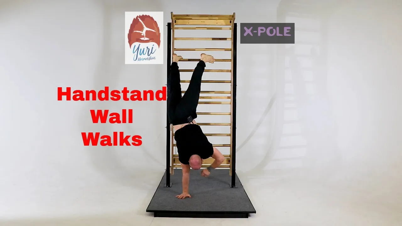 Handstand wall walks, step-by-step training guide for beginners