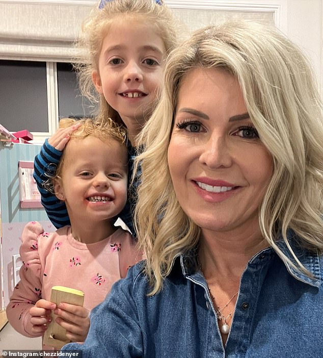 Grant Denyer's wife Chezzi reveals her daughters can communicate with ...