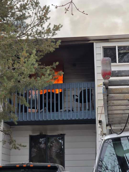 Family of 8 displaced after townhome fire in Cimarron Hills