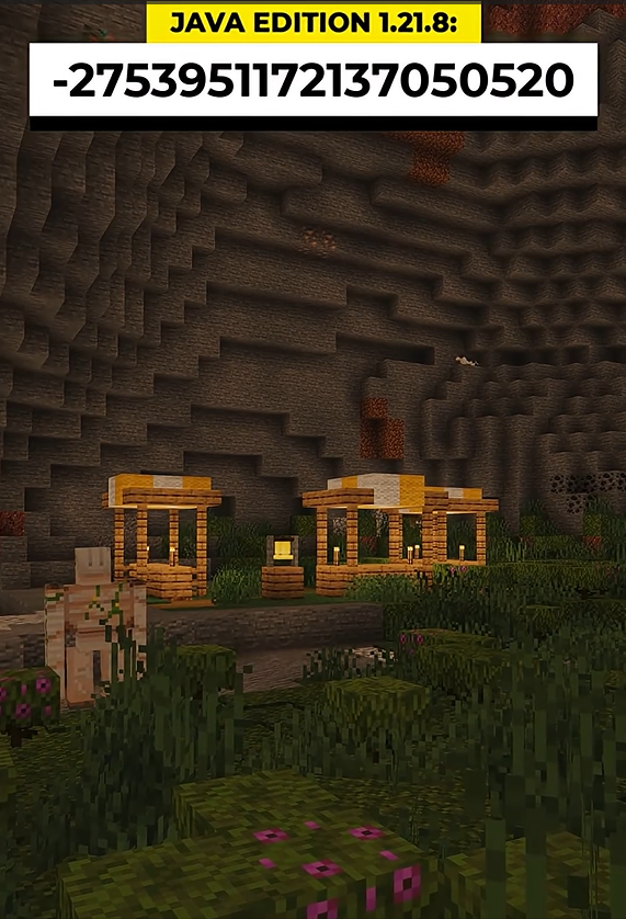 Minecraft underground village seed | Explore hidden world below