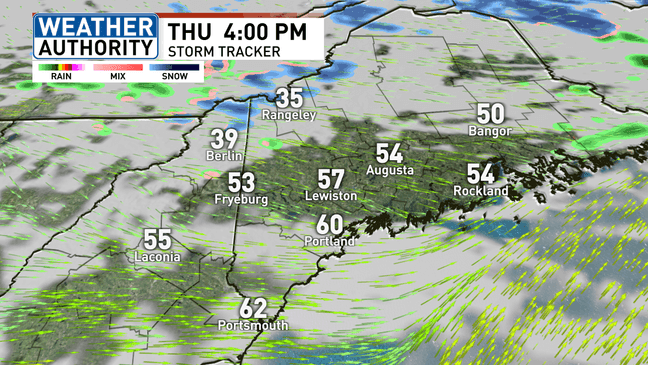 Seasonable temps continue into Wednesday with rain, mountain snow on ...