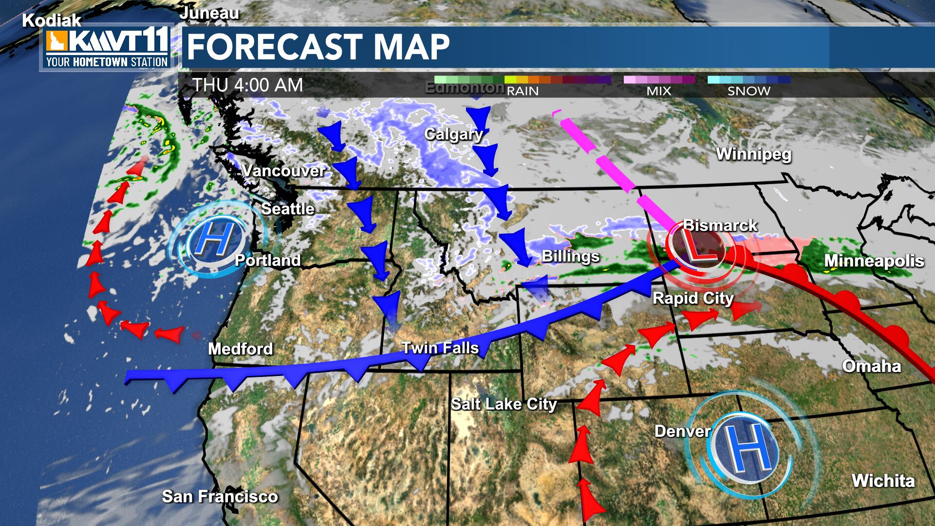 Windy and much cooler for your Thursday, but we keep the sunshine
