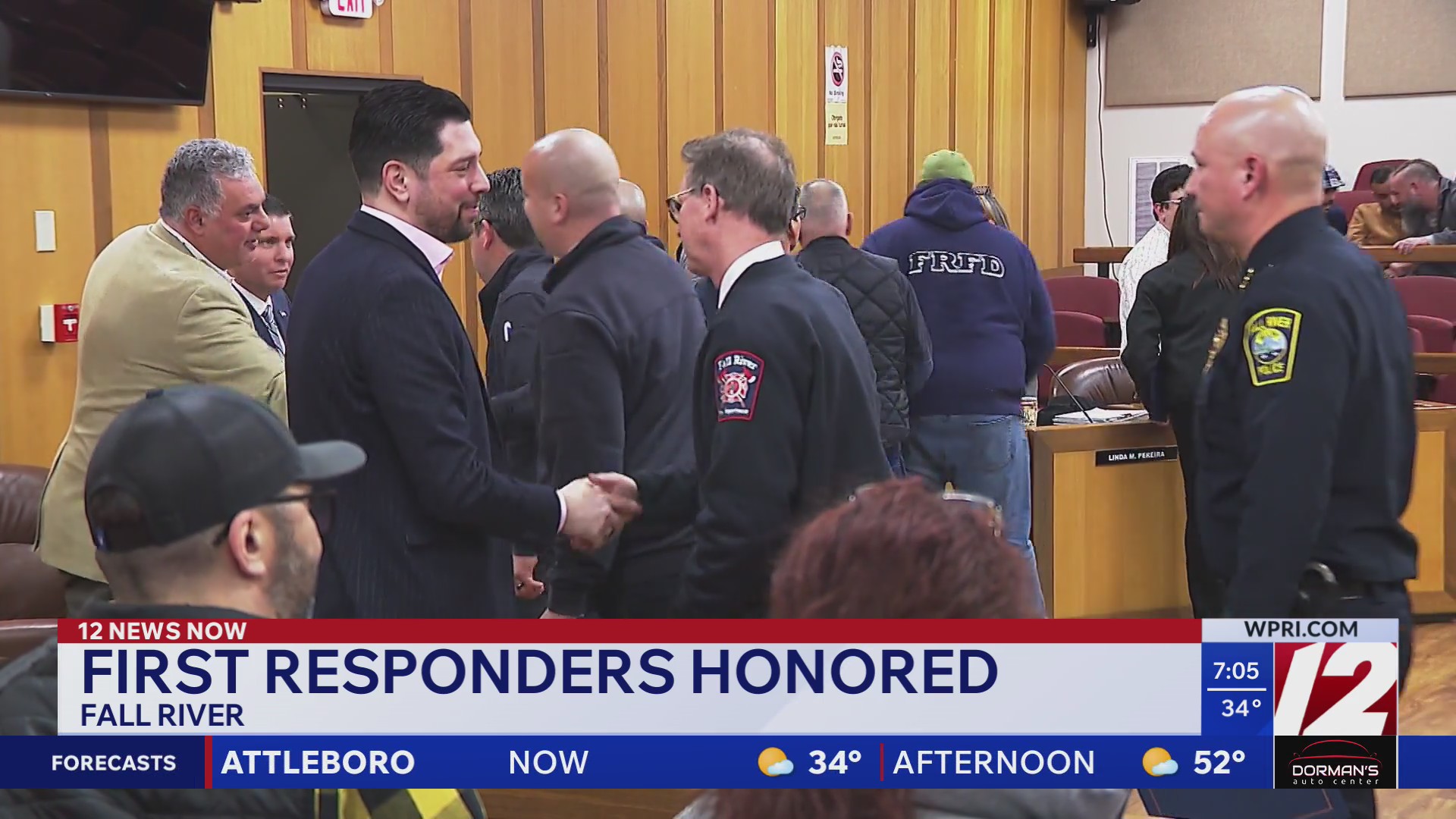 First responders honored for their bravery during Gabriel House fire