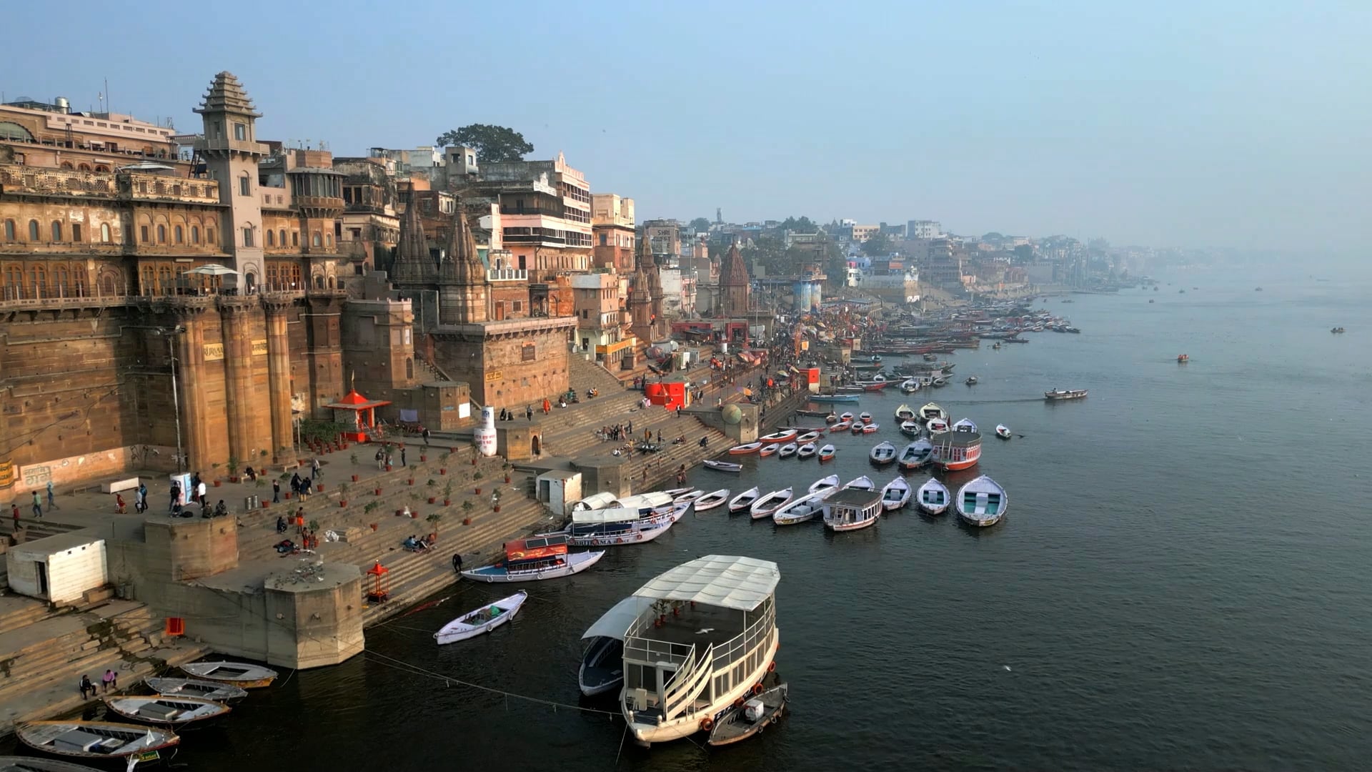India's Ganges: Drone views of sacred Hindu marvel - Worldwide