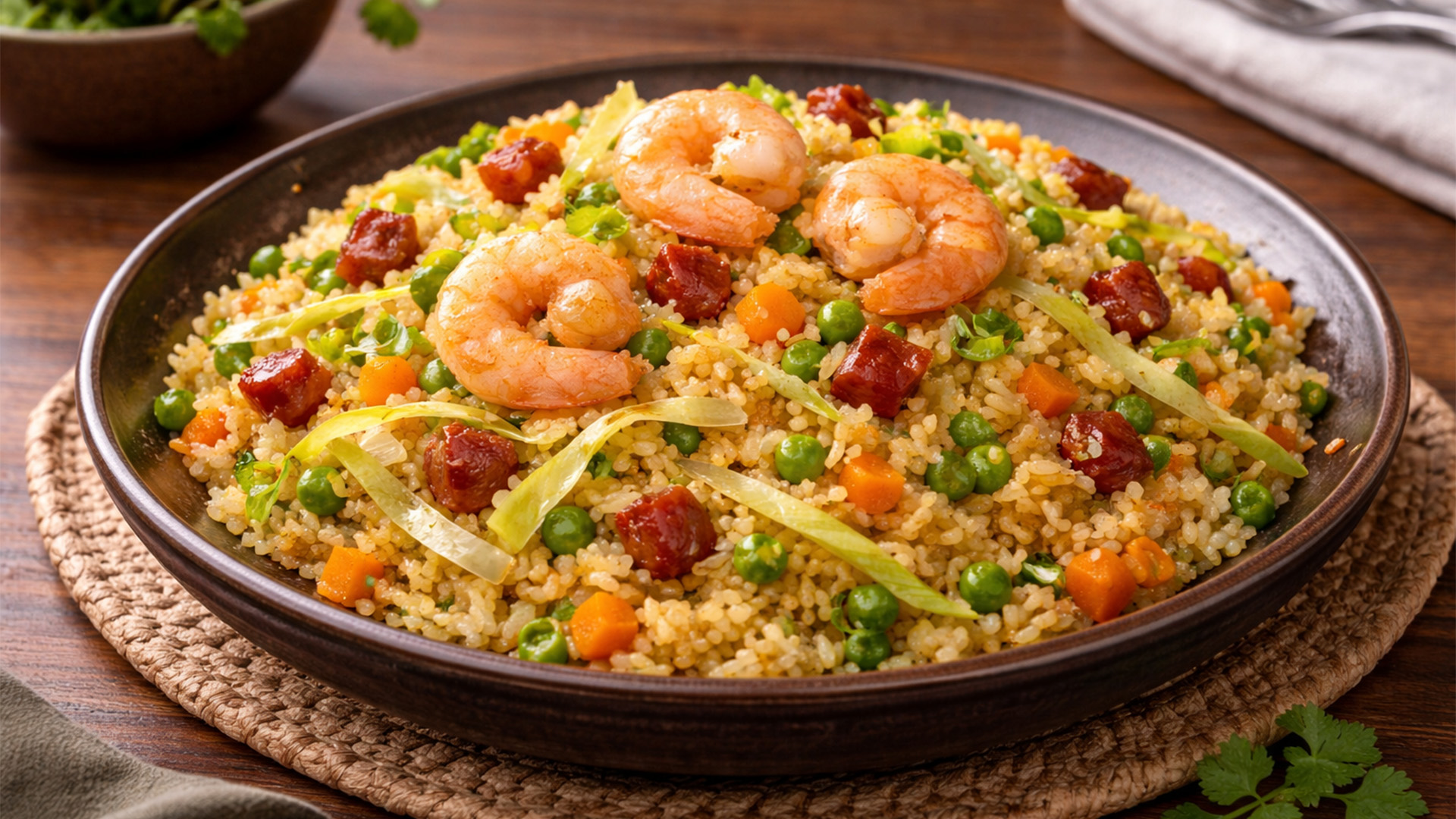 The complete fried rice dish everyone loves