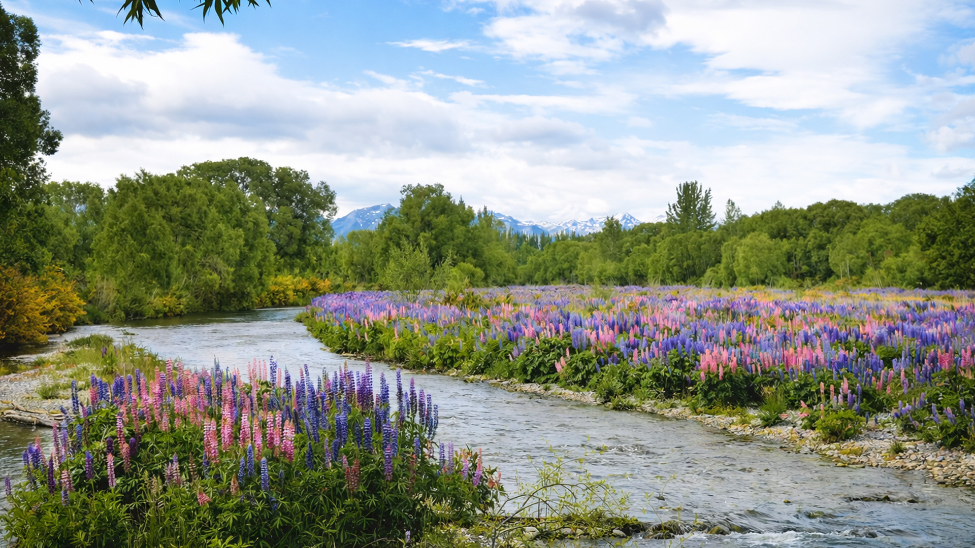 Un paysage éphémère qui apparaît une saison seulement