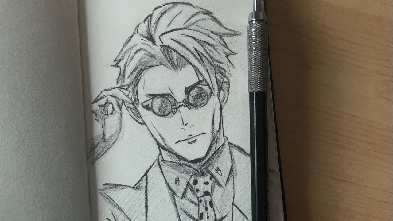 Quick sketching Nanami Kento tutorial