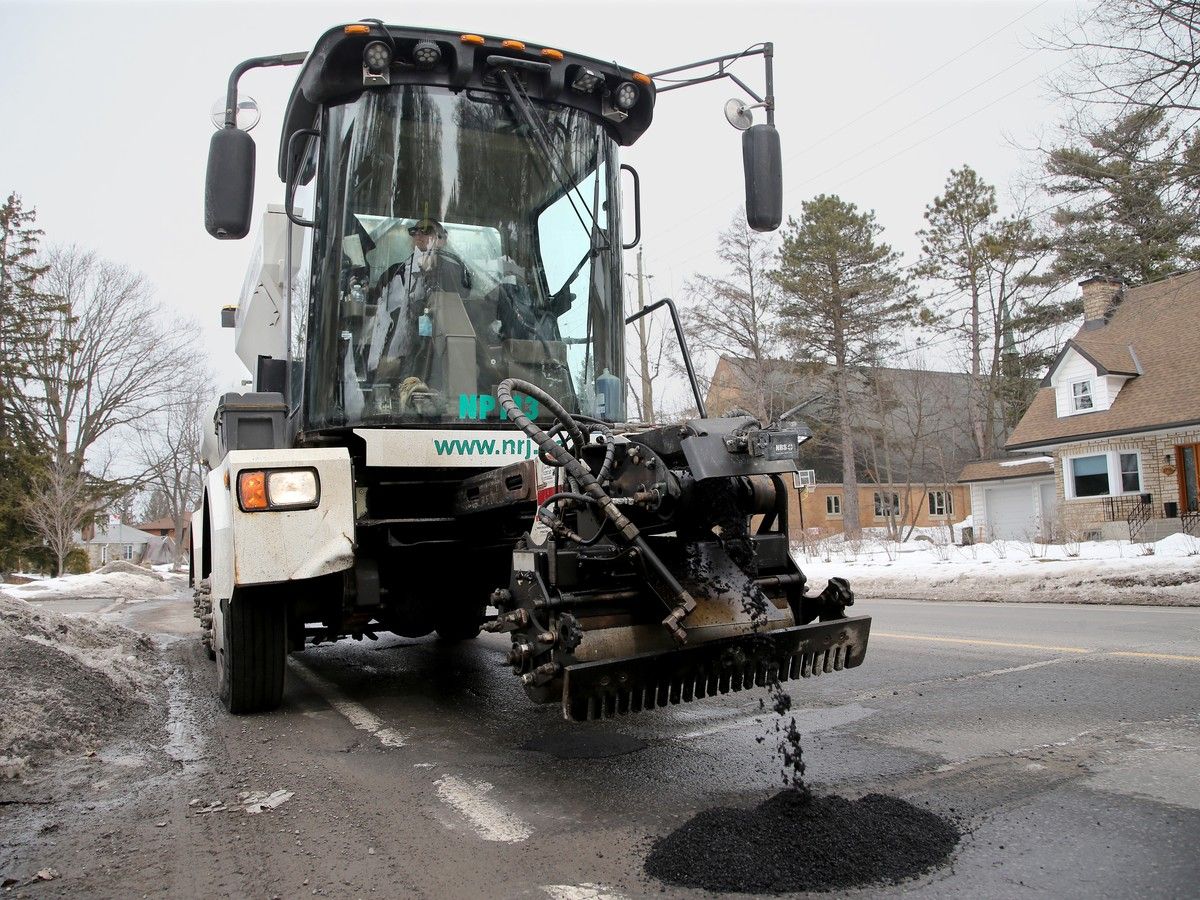 How Ottawa patches potholes with a Dr. Seuss-like machine called the ...