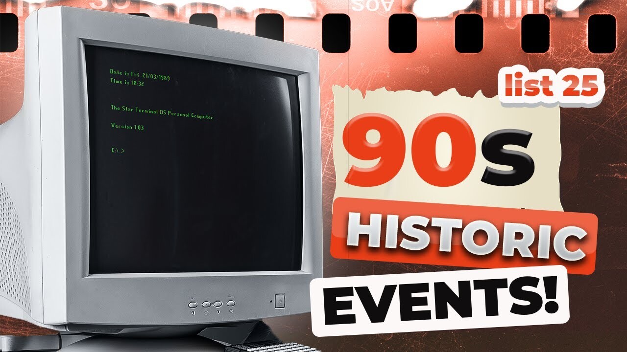 25 most iconic historical events of the 90s