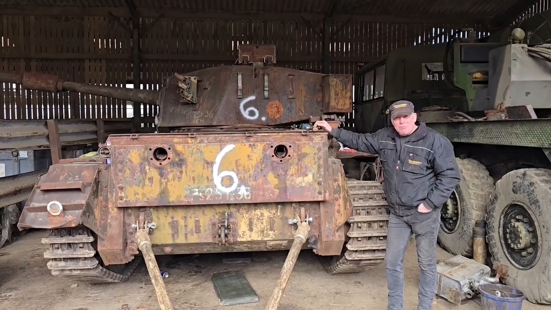 Inside our new WW2 tank as hidden problems and rare finds start to surface
