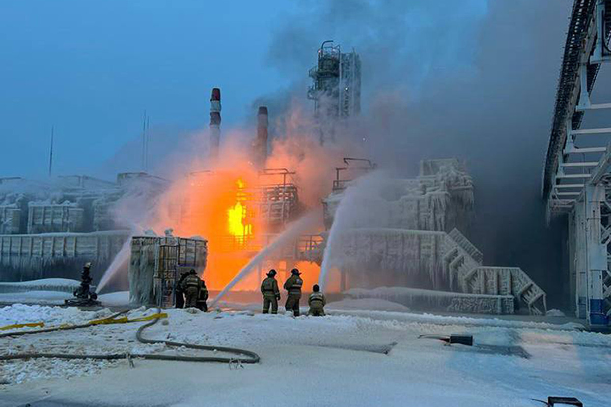 Ukraine strikes critical Russian oil port in major drone attack