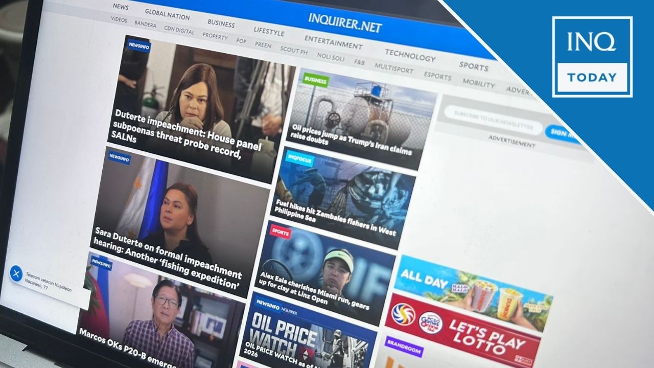 Inquirer.net is most visited PH news site in Jan., Feb. 2026 ...