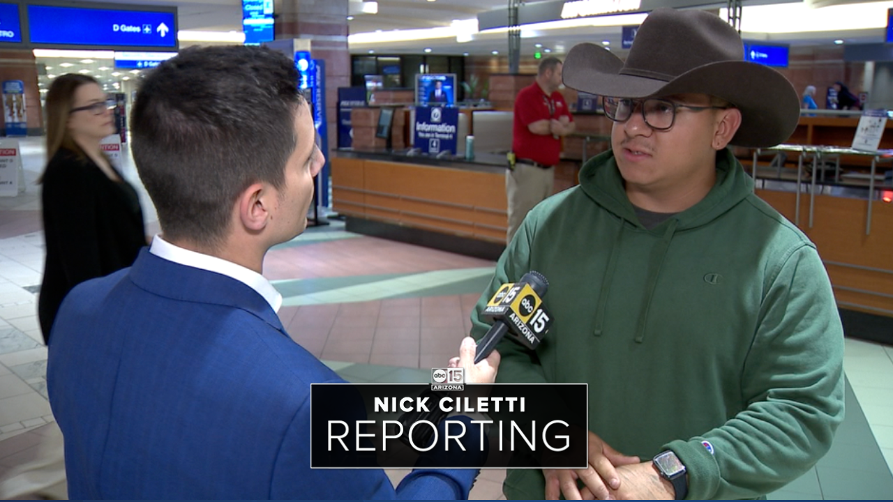 Sky Harbor travelers react to the addition of ICE agents this week