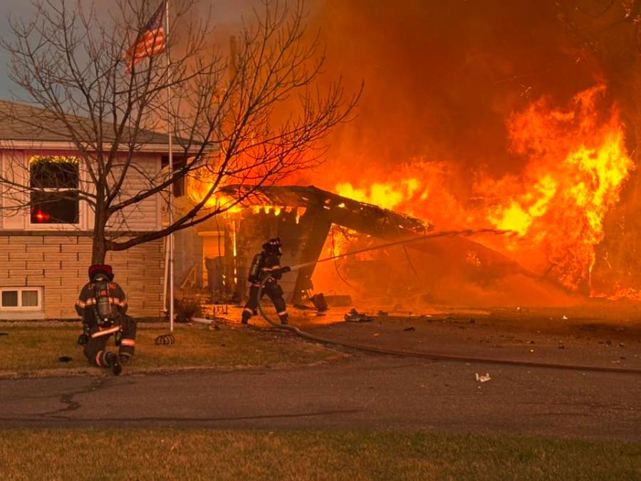Deadly Loveland crash causes large building fire