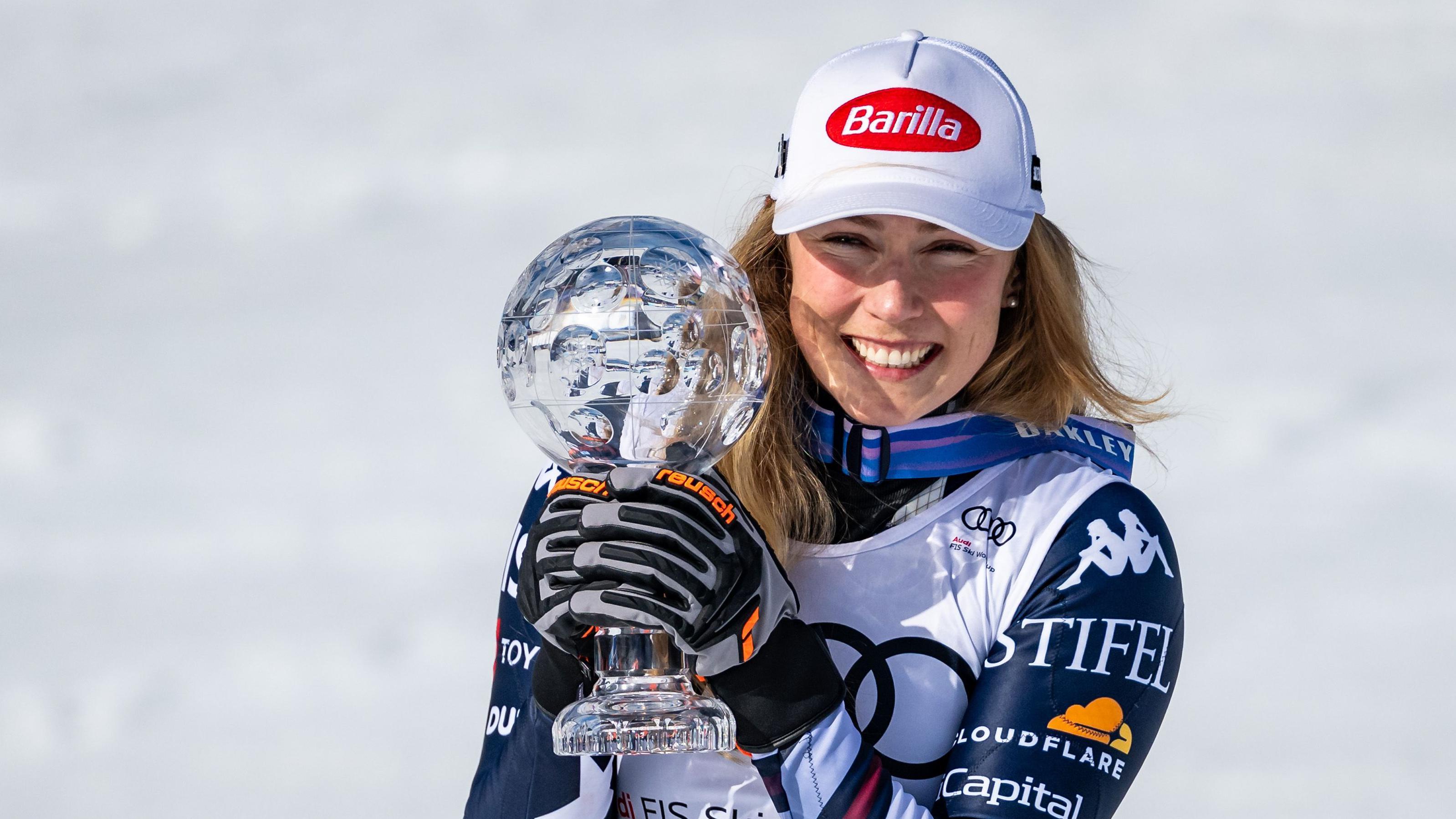 Shiffrin wins record-equalling sixth World Cup