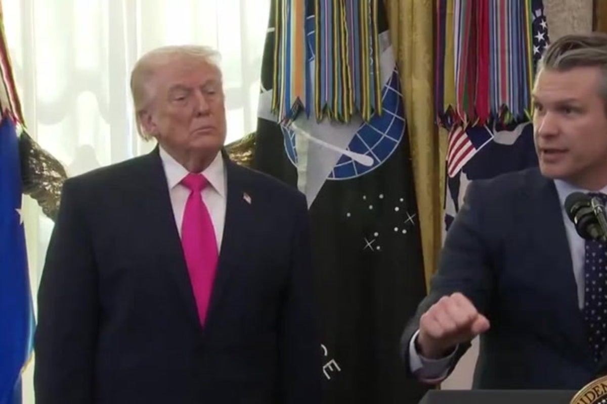Trump reacts as Hegseth says US will keep pressure on Iran