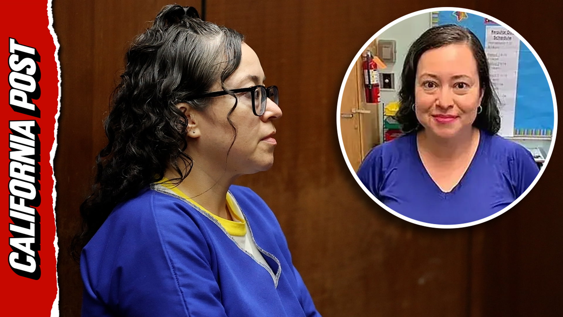 Teacher shows off shocking prison transformation in LA courtroom after ...