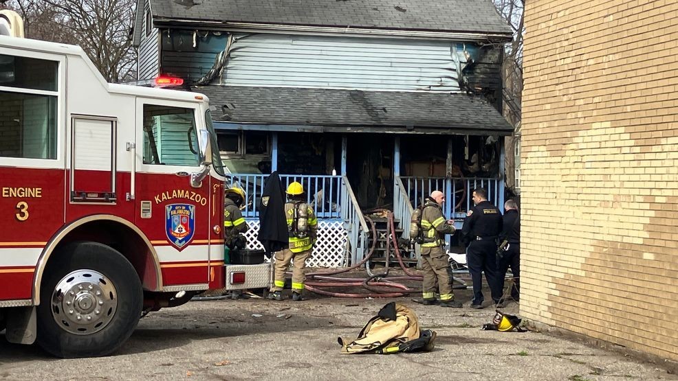 No injuries reported after house fire in Kalamazoo