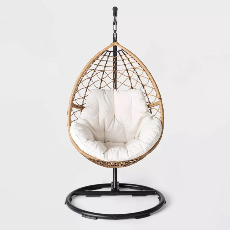Discover Target's stylish hanging egg chair for ultimate summer relaxation
