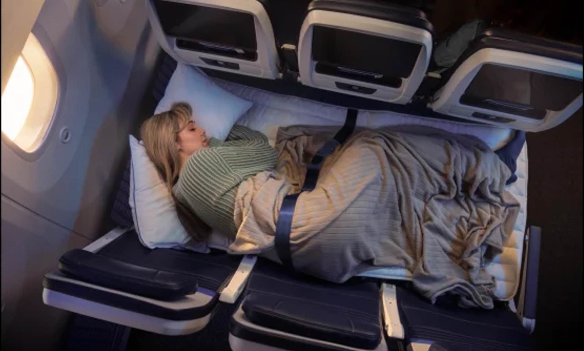 United Airlines is launching economy seats that turn into a sofa for ...