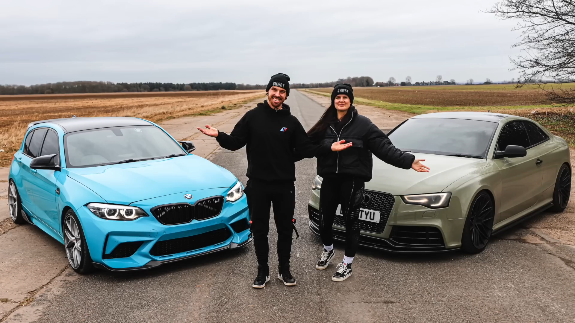 He raced his girlfriend and lost control of car