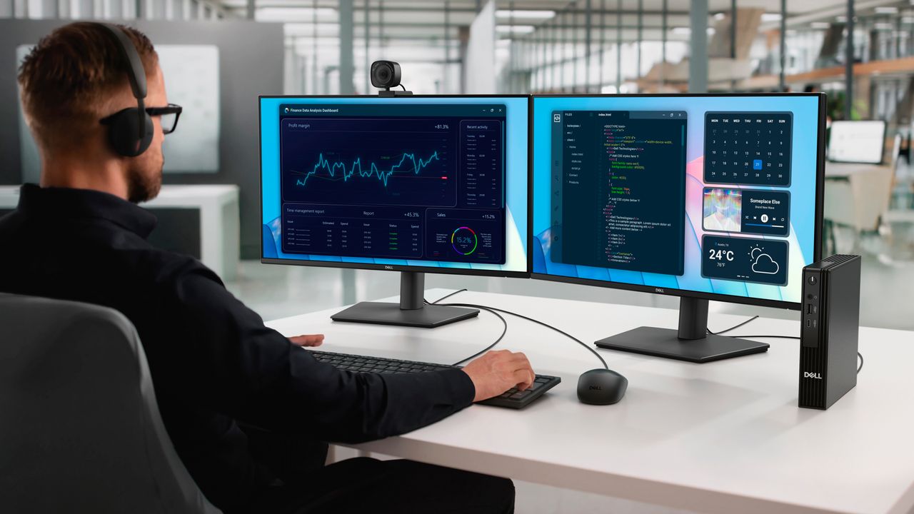 Dell's first Copilot+ mini PC supports five external monitors