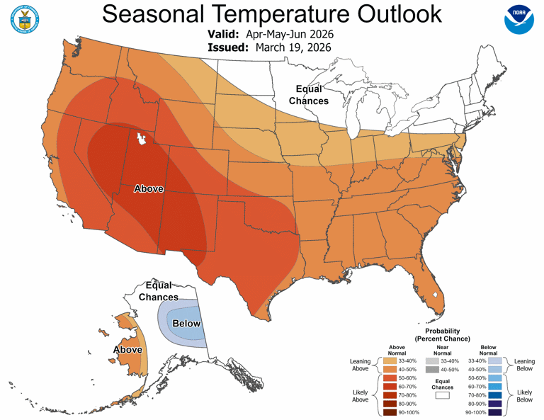 Updated spring/summer forecast released for VA: Here's what to expect