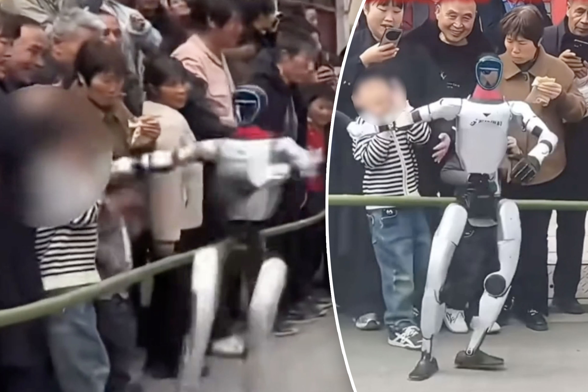 Hapless dancing robot slaps child in the face in bizarre video: 'Really ...