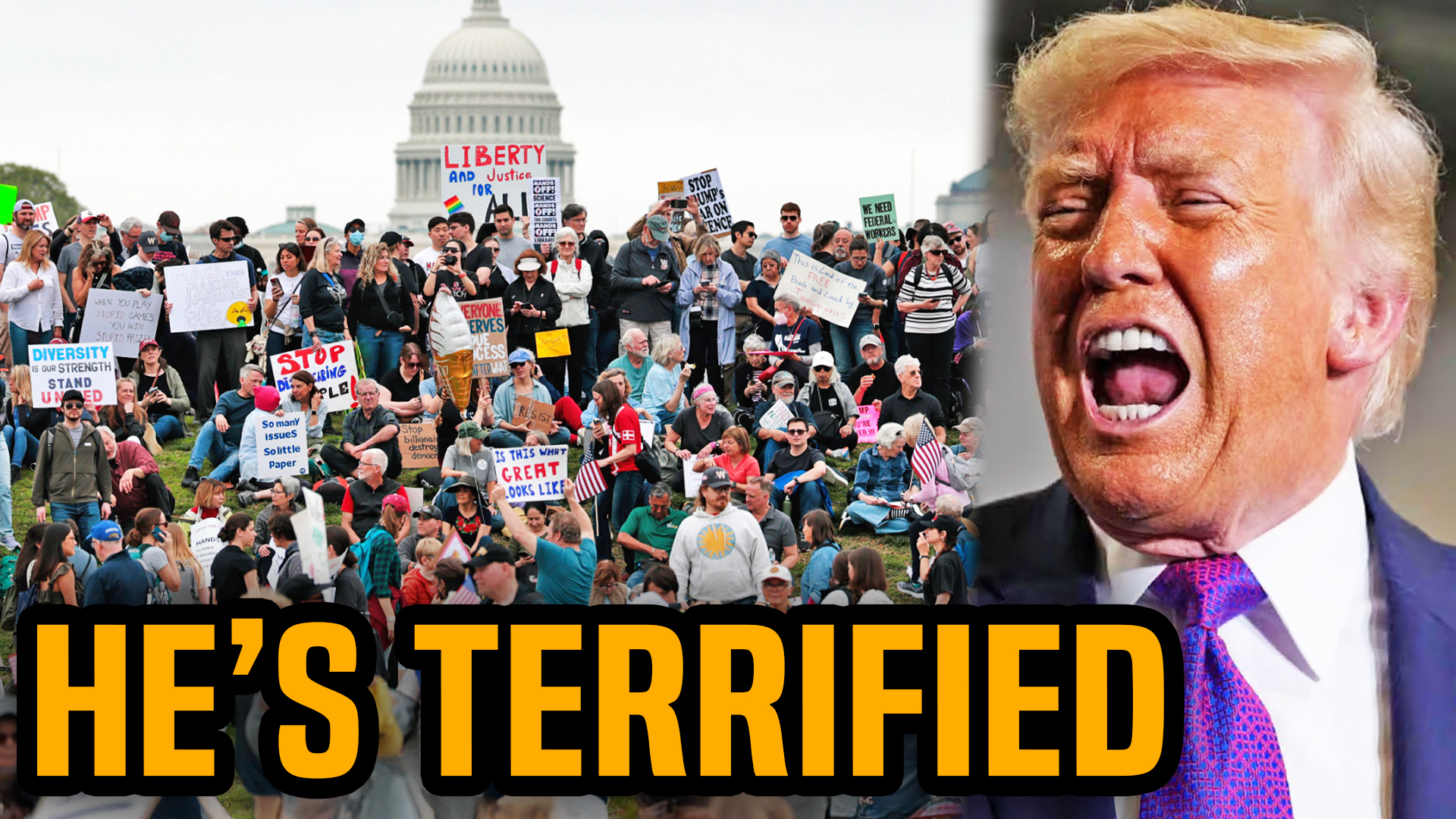 Nationwide protests take place against Trump this weekend