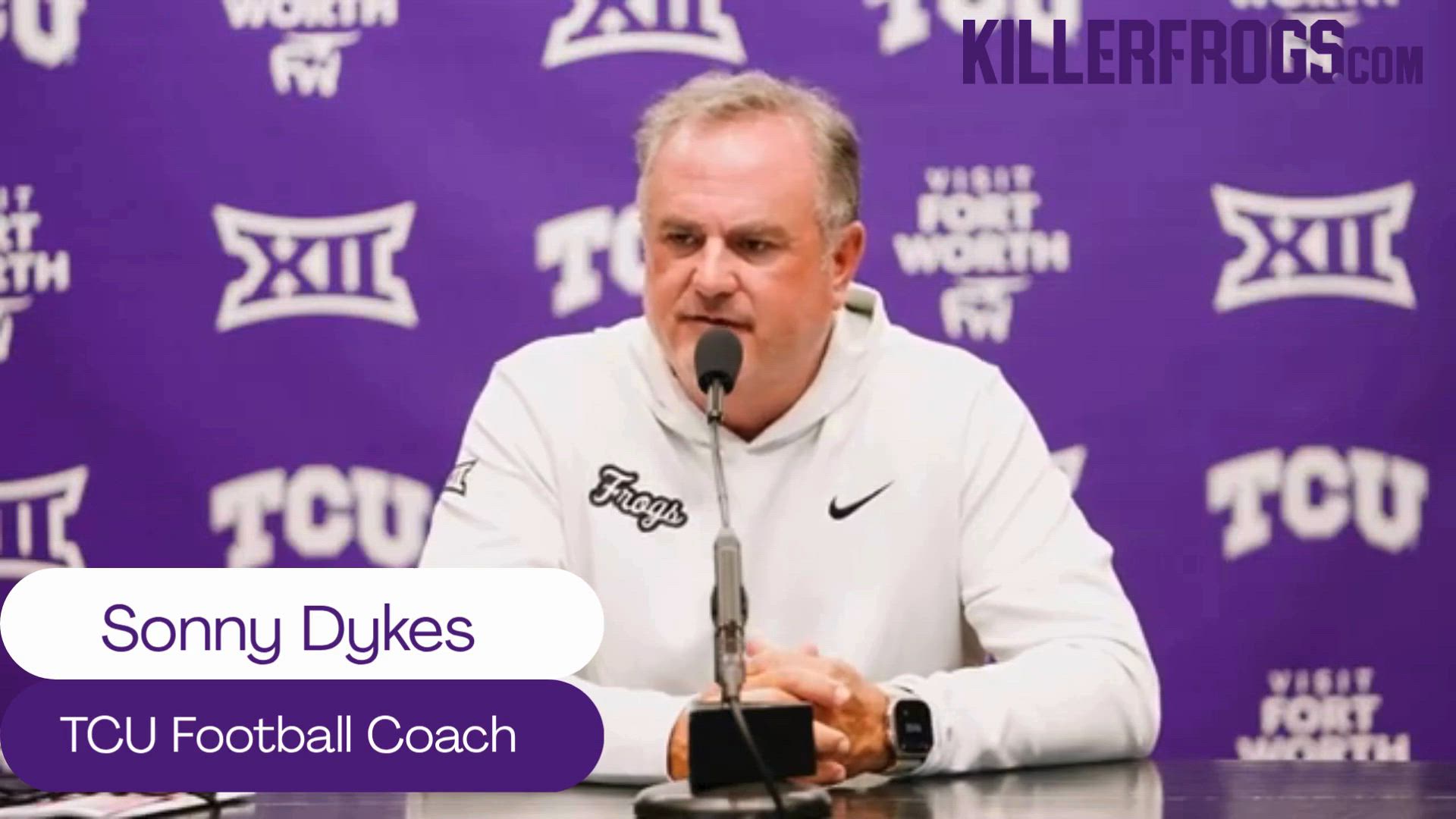 TCU Horned Frogs discuss having new coaches in the staff
