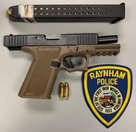 Ghost gun, high-capacity magazine seized during Raynham traffic stop
