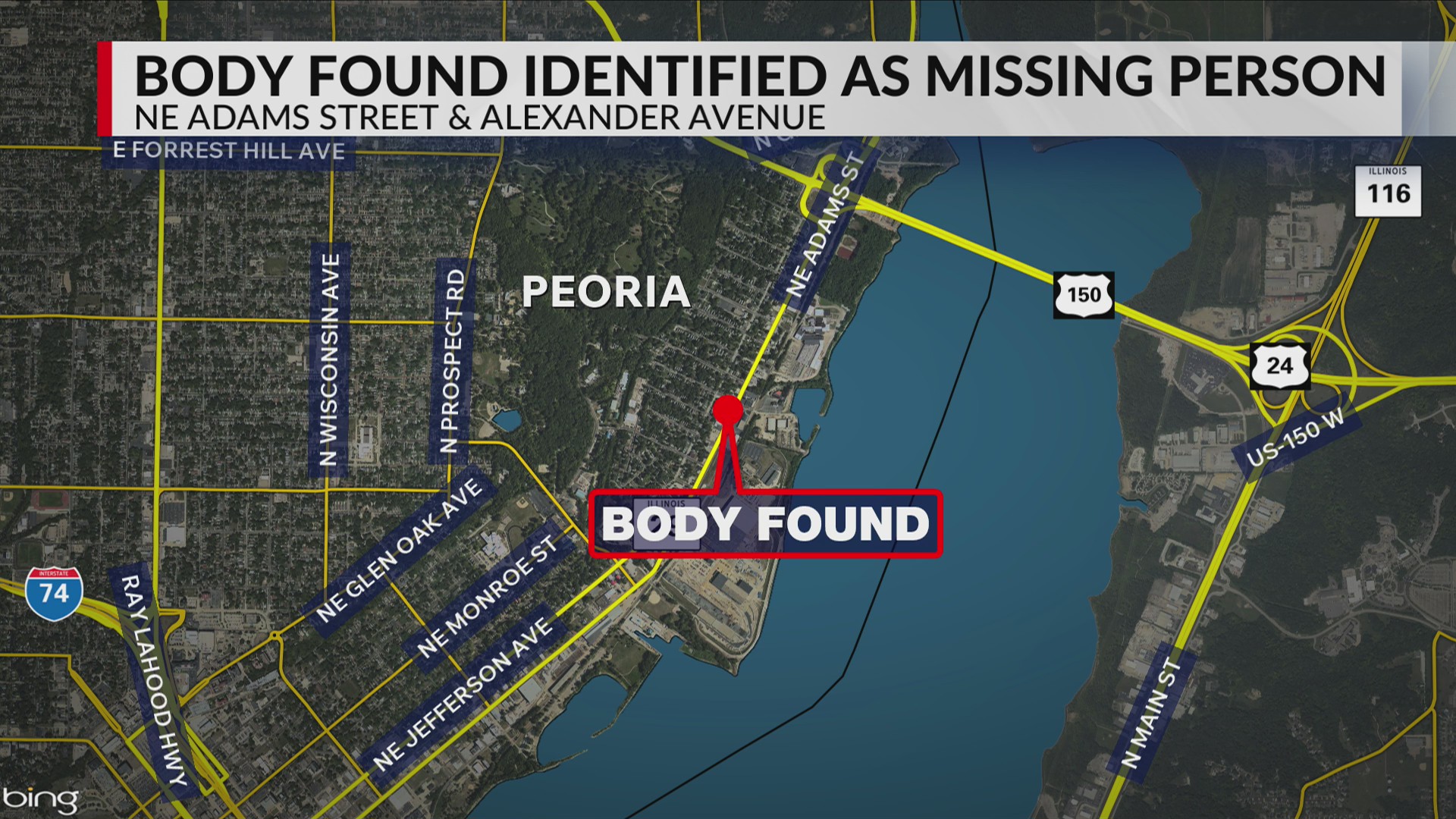 Body found in Peoria identified as missing person Tario Fuller