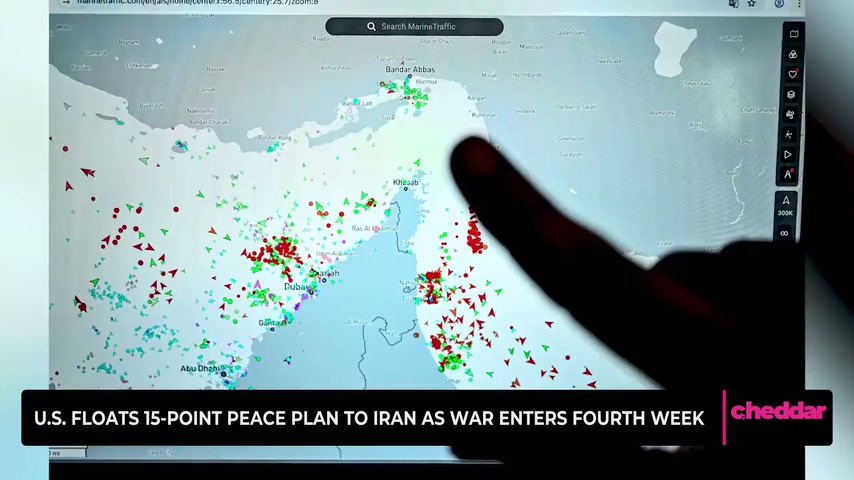 US floats 15-point peace plan to Iran as war enters fourth week