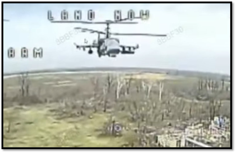 Ka-52 Alligator gunship killed by Ukrainian drone